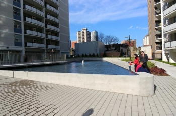 Over two years in planning and construction the fountain restoration is complete for family and residence to enjoy.